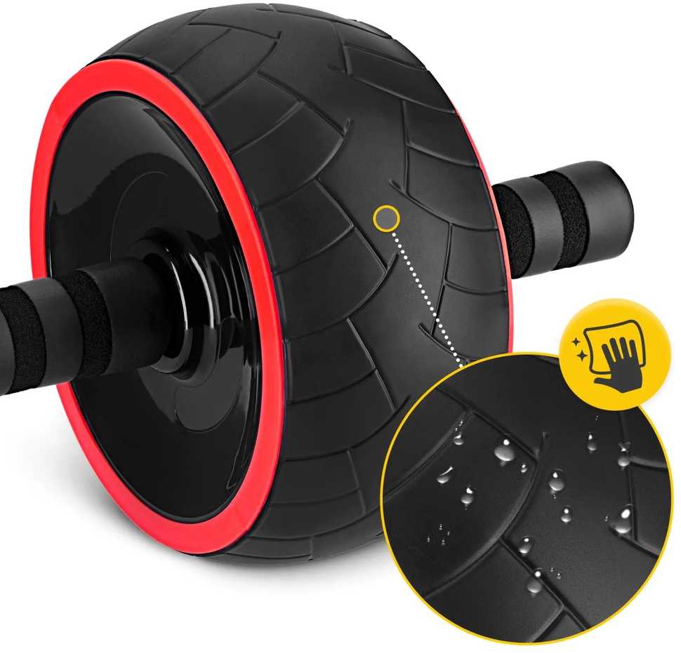 4Fizjo AB WHEEL XL pilvo preso pratimų ratas, raudonas