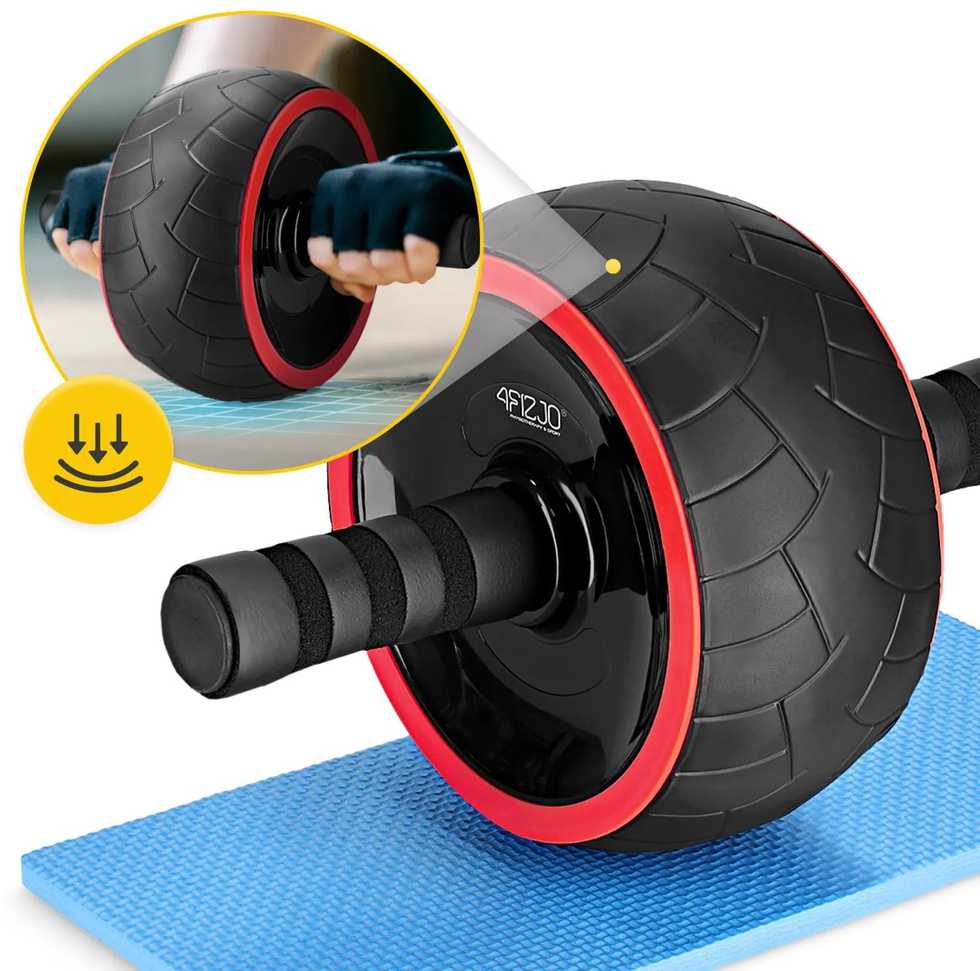 4Fizjo AB WHEEL XL pilvo preso pratimų ratas, raudonas
