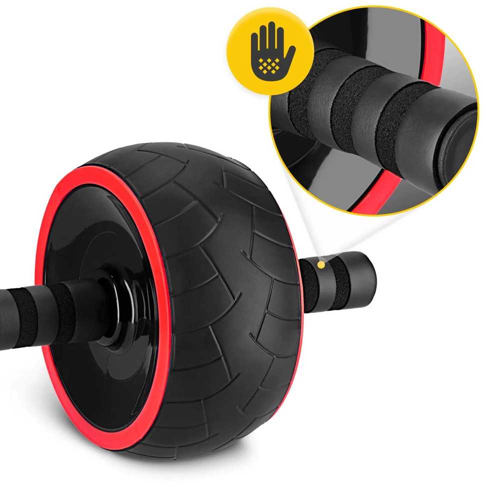 4Fizjo AB WHEEL XL pilvo preso pratimų ratas, raudonas