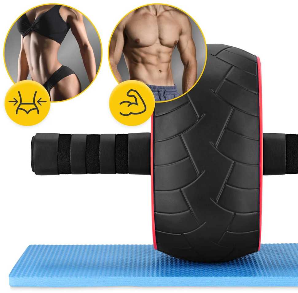 4Fizjo AB WHEEL XL pilvo preso pratimų ratas, raudonas