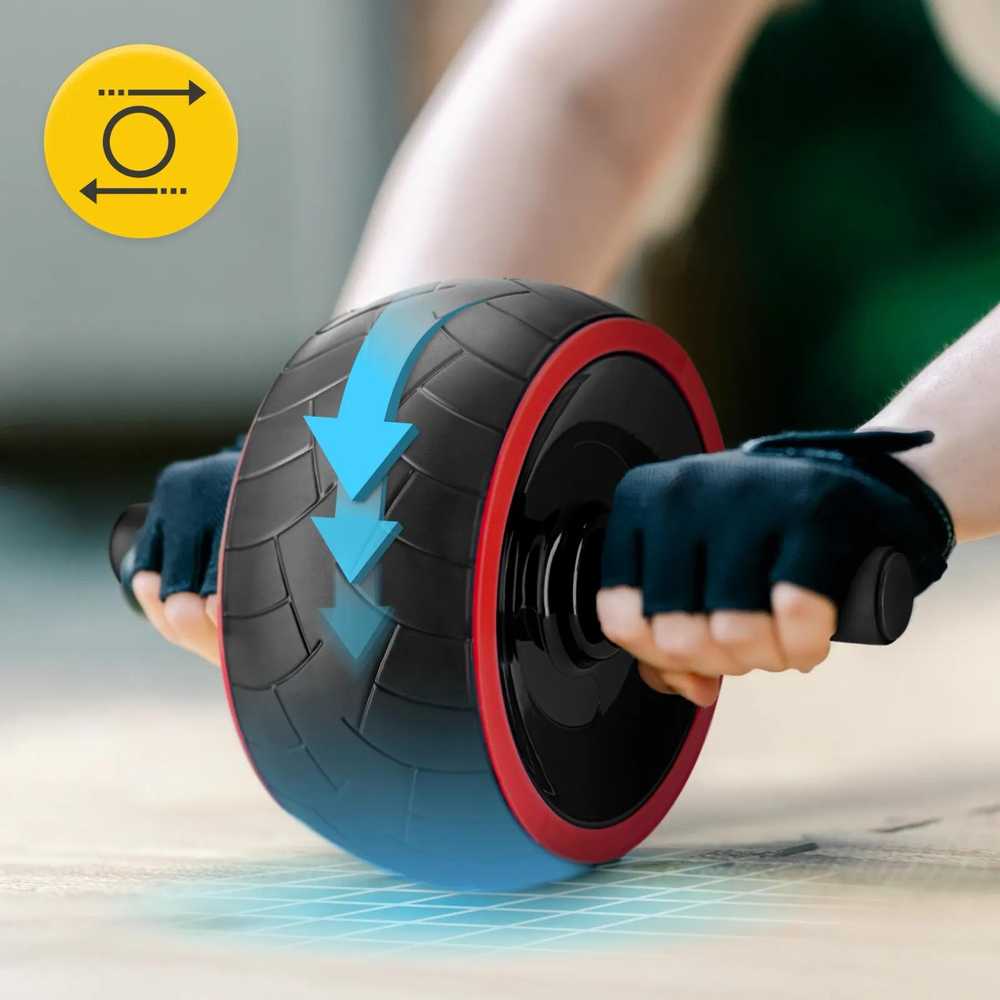4Fizjo AB WHEEL XL pilvo preso pratimų ratas, raudonas