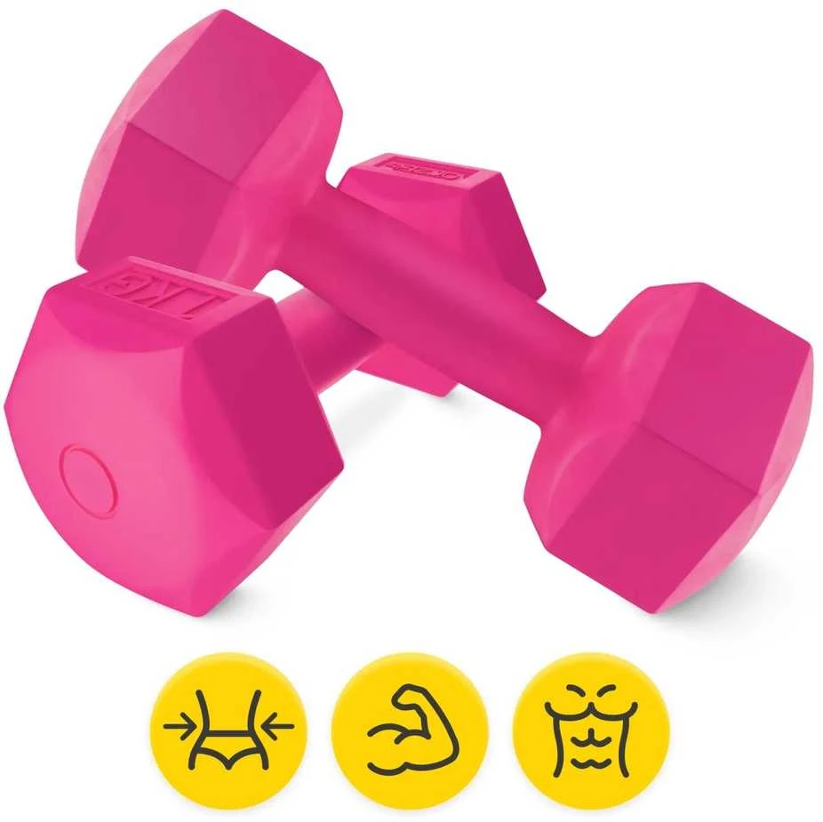 4Fizjo Bituminiai hanteliai pratimams 2 x 1kg