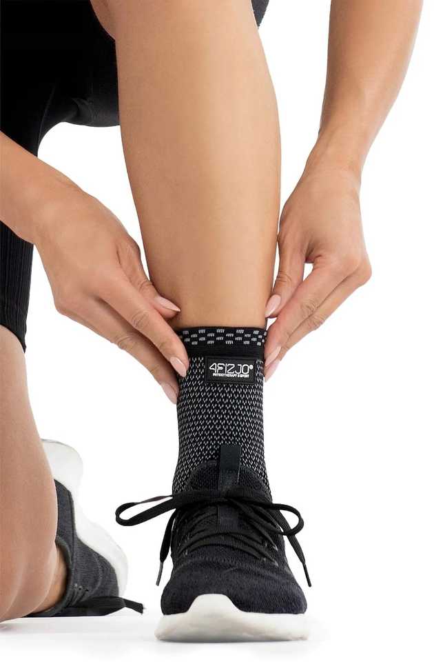 4Fizjo Elastinė čiurnos atrama XL pilka