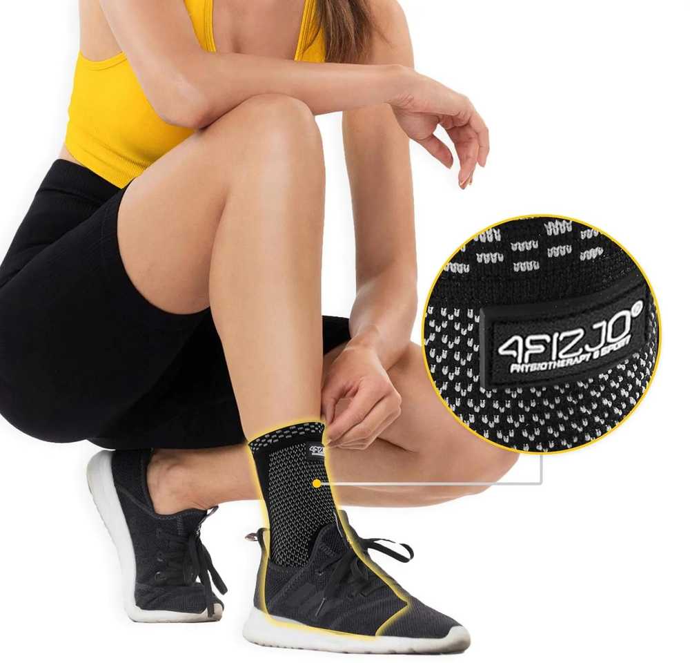4Fizjo Elastinė čiurnos atrama XL pilka