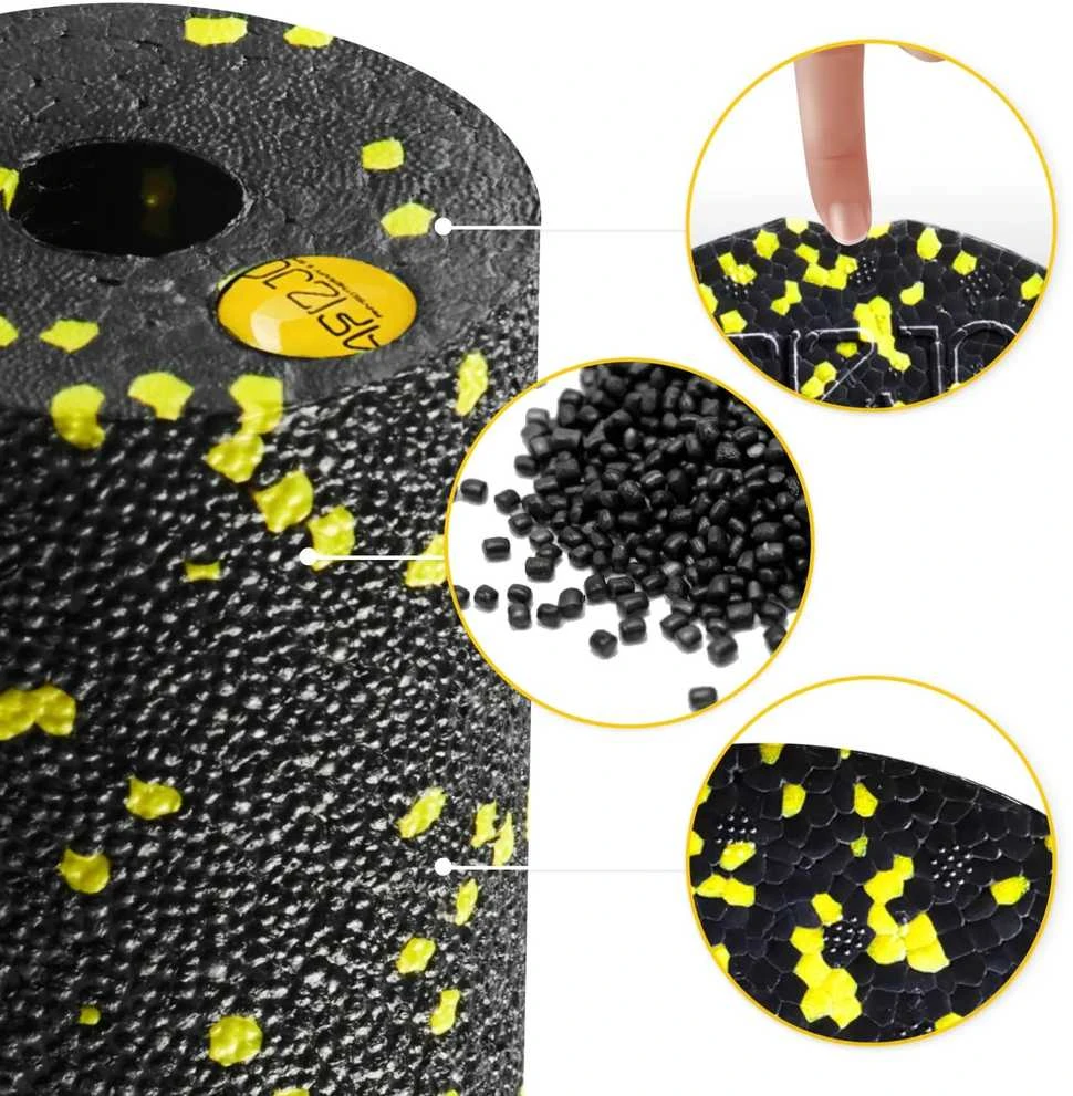 4Fizjo EPP MINI putplasčio masažinis volelis 15 cm geltonas