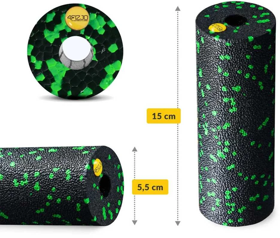 4Fizjo EPP MINI putplasčio masažinis volelis 15 cm žalias