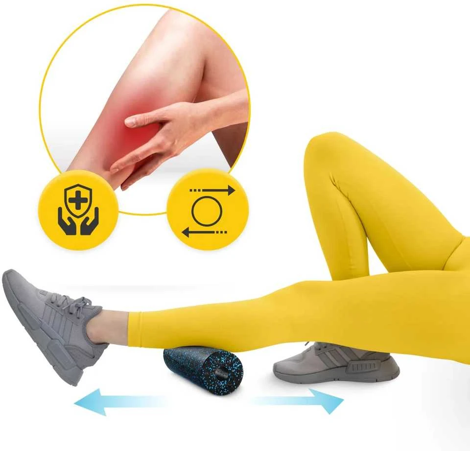 4Fizjo EPP MINI putplasčio masažinis volelis 15 cm, mėlynas