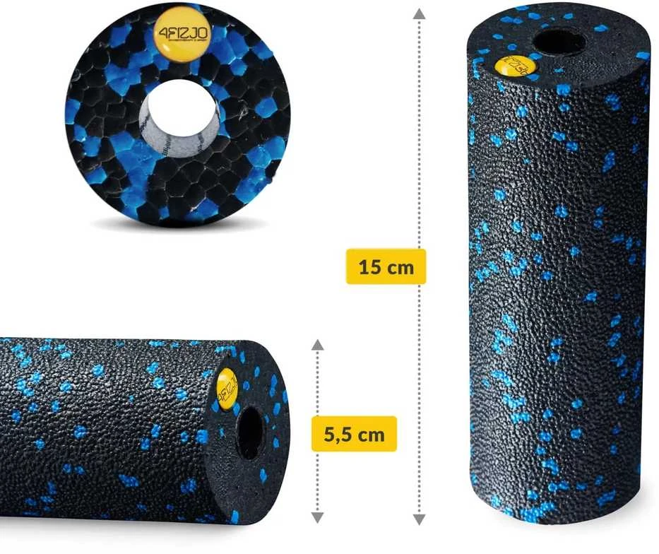 4Fizjo EPP MINI putplasčio masažinis volelis 15 cm, mėlynas
