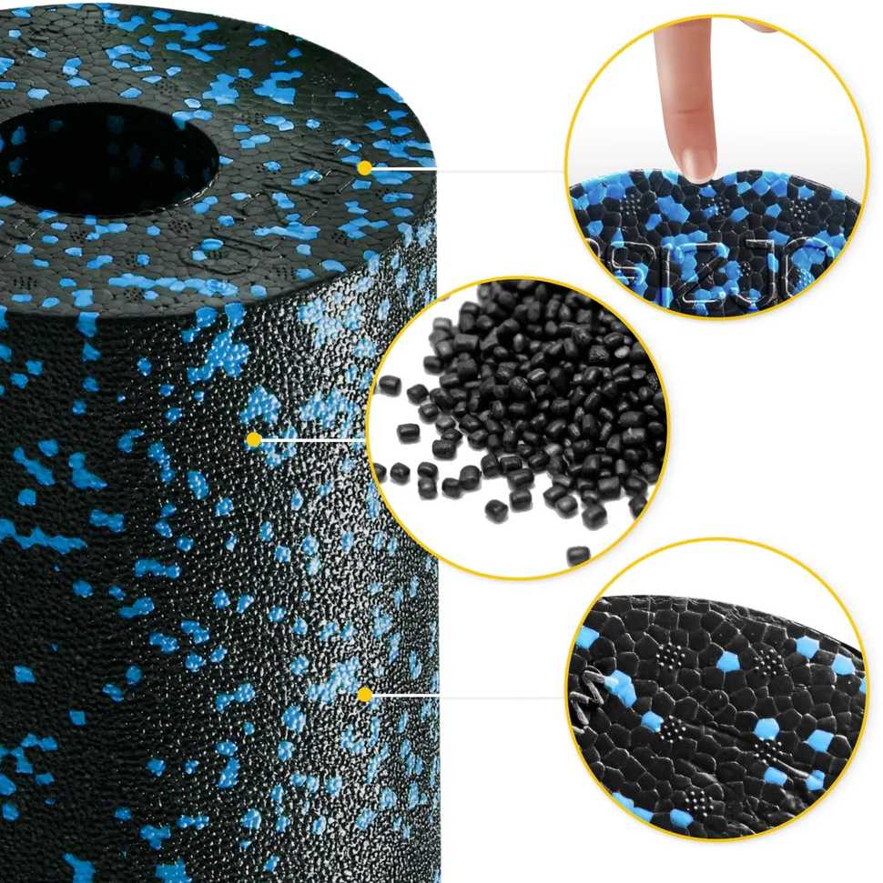 4Fizjo EPP putplasčio masažinis volelis 45 cm, mėlynas