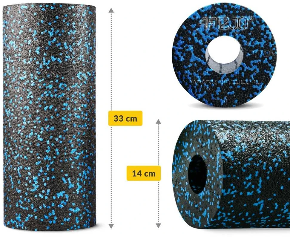 4Fizjo EPP putplasčio masažinis volelis, 33 cm, mėlynas
