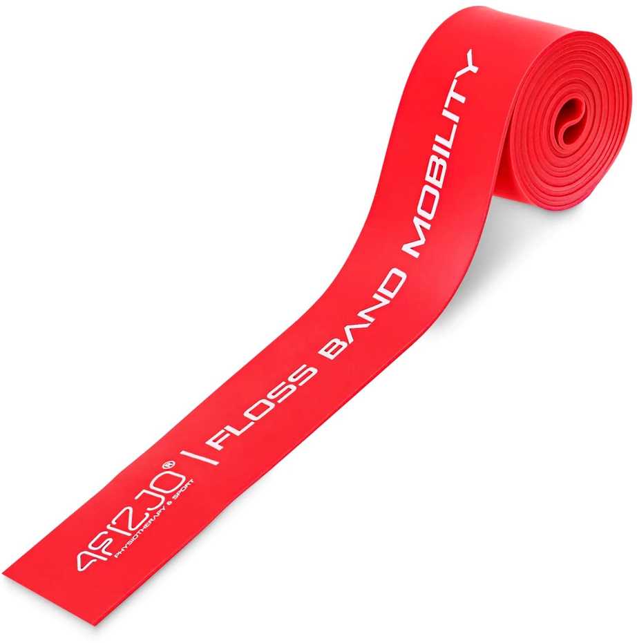4Fizjo FLOSS BAND 1 mm raudona reabilitacinė mankštos juosta