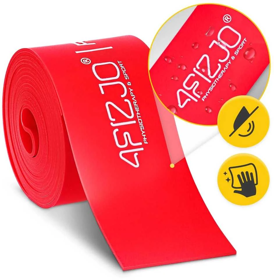 4Fizjo FLOSS BAND 1,5 mm raudona reabilitacinė mankštos juosta