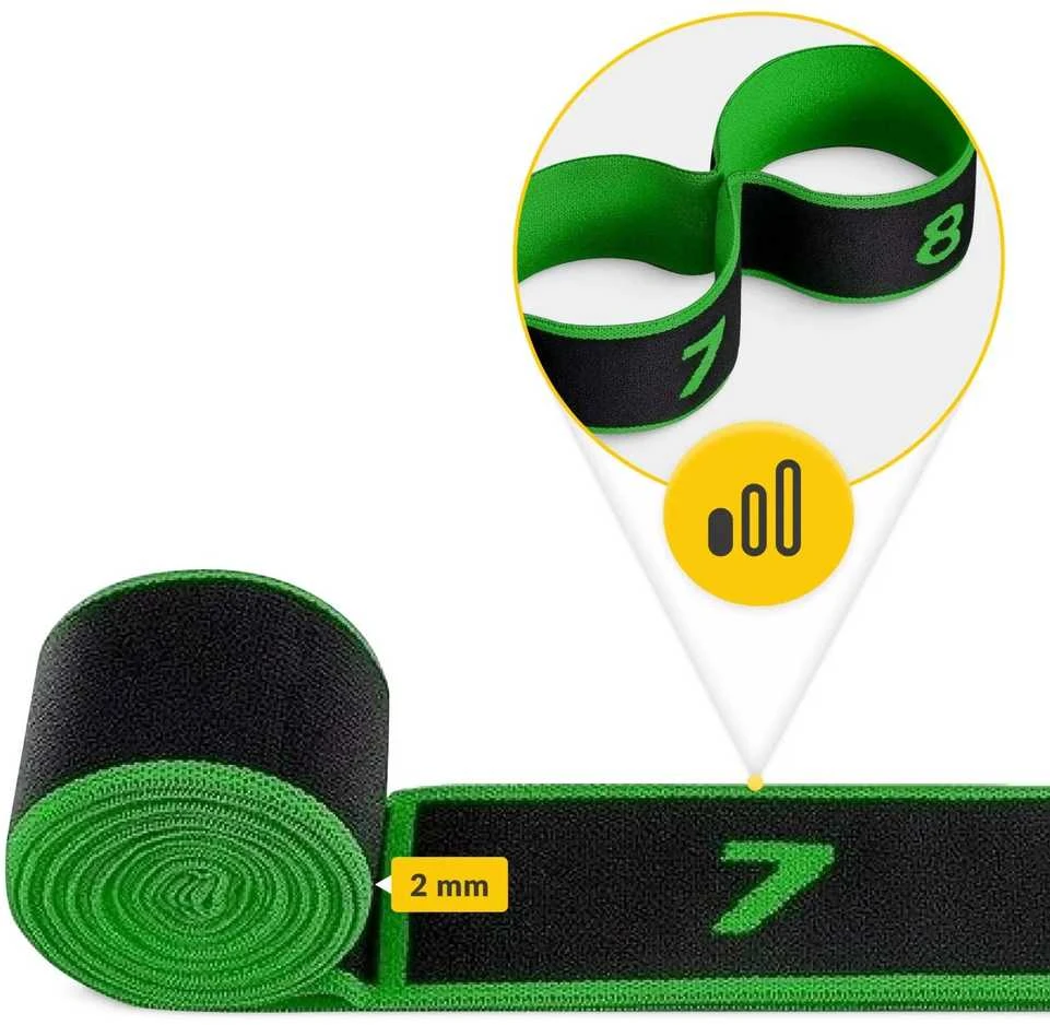 4Fizjo Gimnastikos tempimo juosta 90 cm, žalia