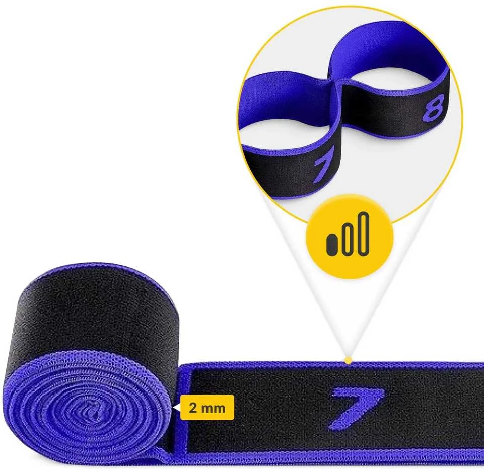 4Fizjo Gimnastikos tempimo juosta 90 cm violetinė