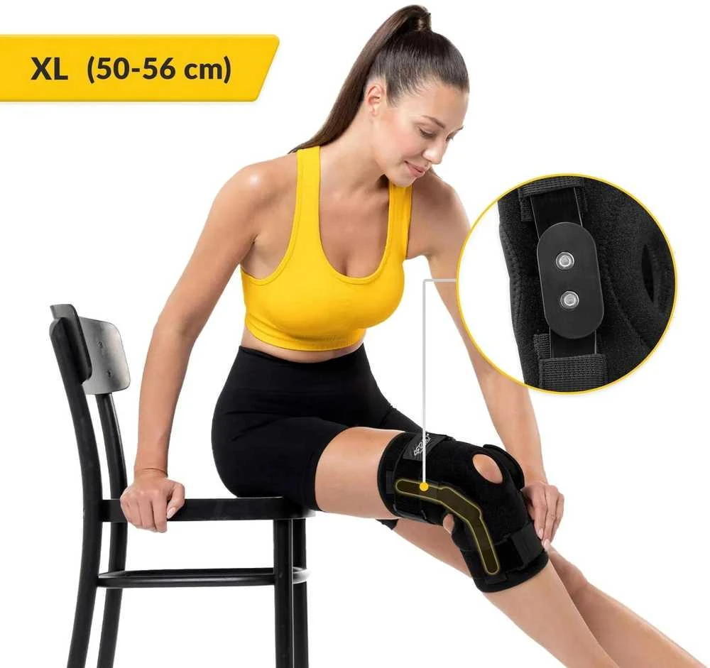4Fizjo Kelio įtvaras su girnelės stabilizavimu XL