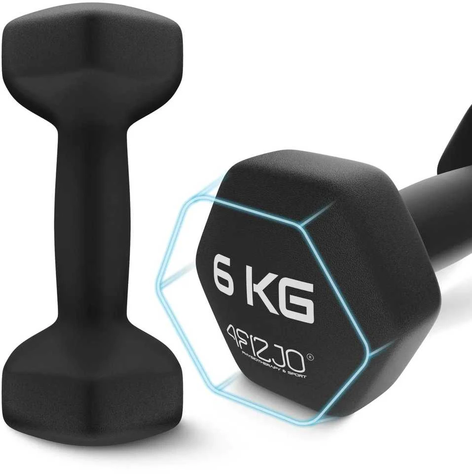 4Fizjo Ketaus hanteliai pratimams Classic 2 x 6kg