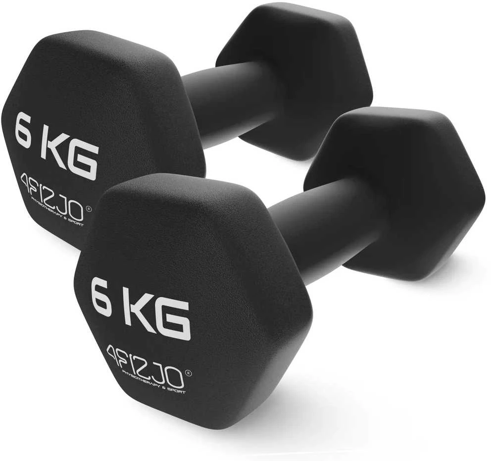 4Fizjo Ketaus hanteliai pratimams Classic 2 x 6kg