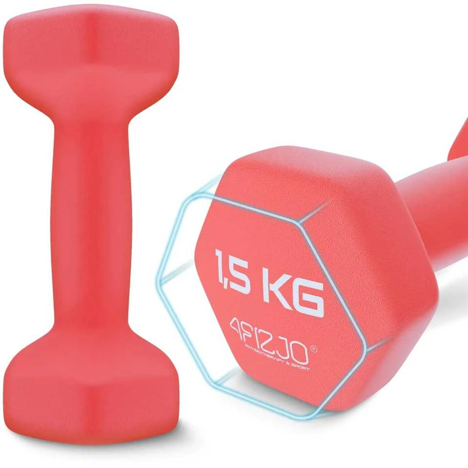 4Fizjo Ketaus hanteliai pratimams Classic 2 x 1,5kg