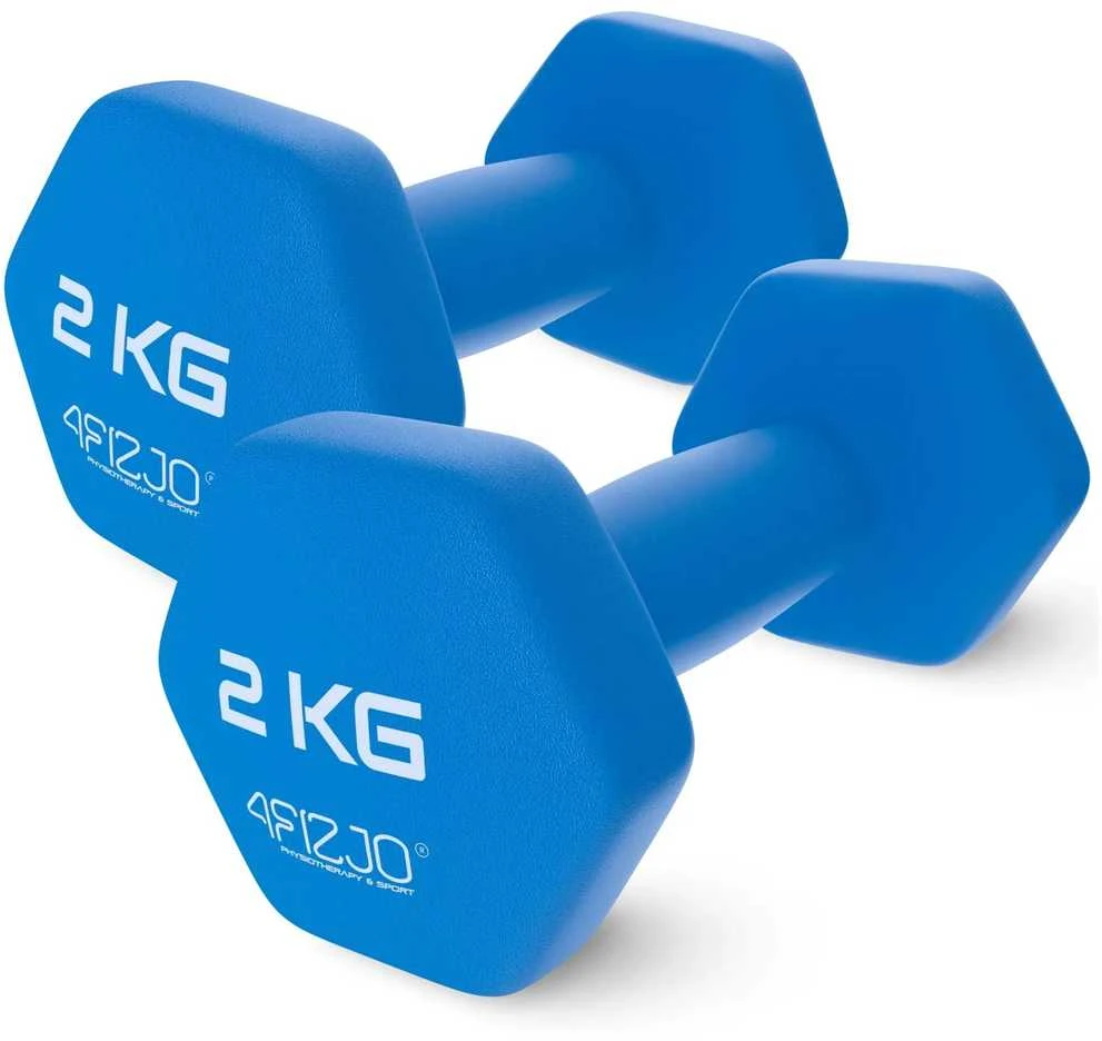 4Fizjo Ketaus hanteliai pratimams Classic 2 x 2kg