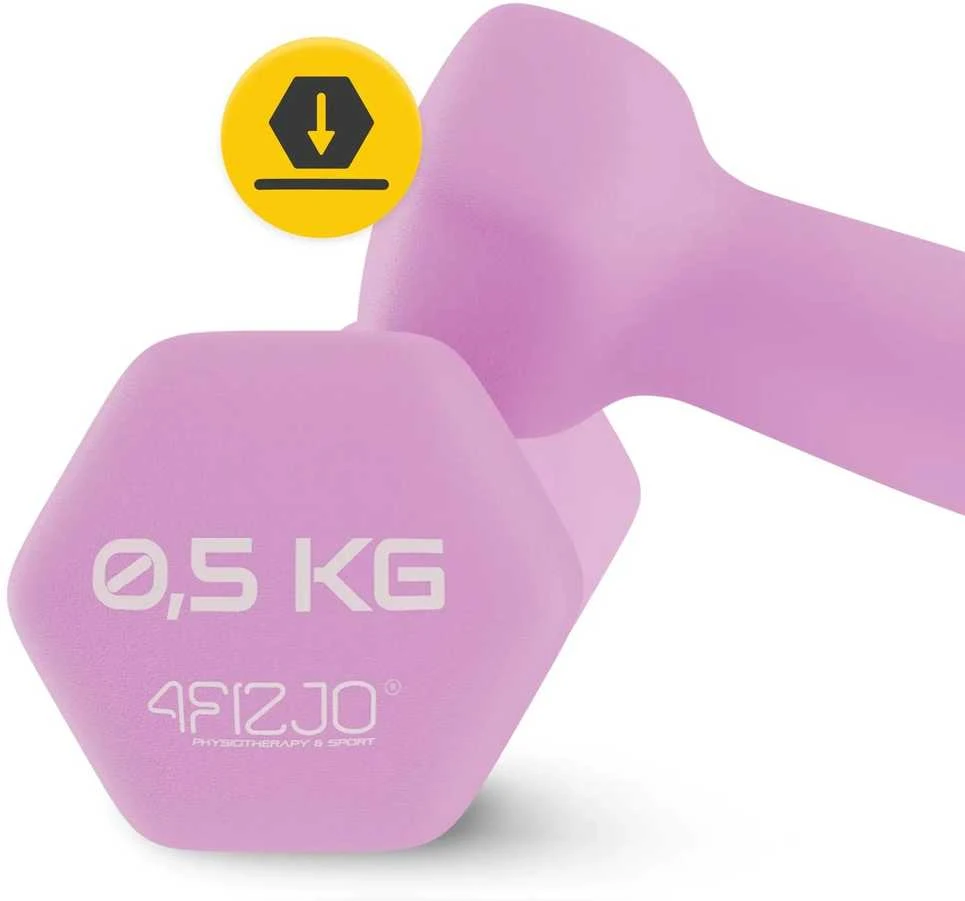4Fizjo Ketaus hanteliai pratimams Classic 2 x 0,5kg
