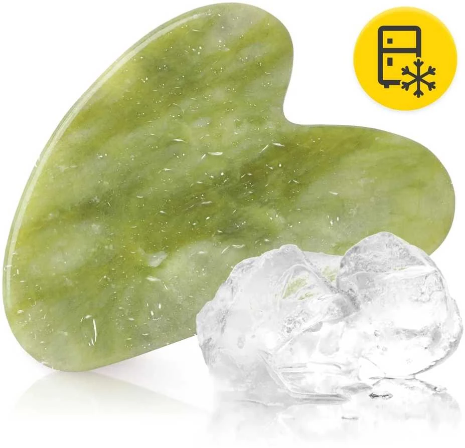 4Fizjo Klasikinis Gua Sha akmuo, pagamintas iš natūralaus žalio nefrito