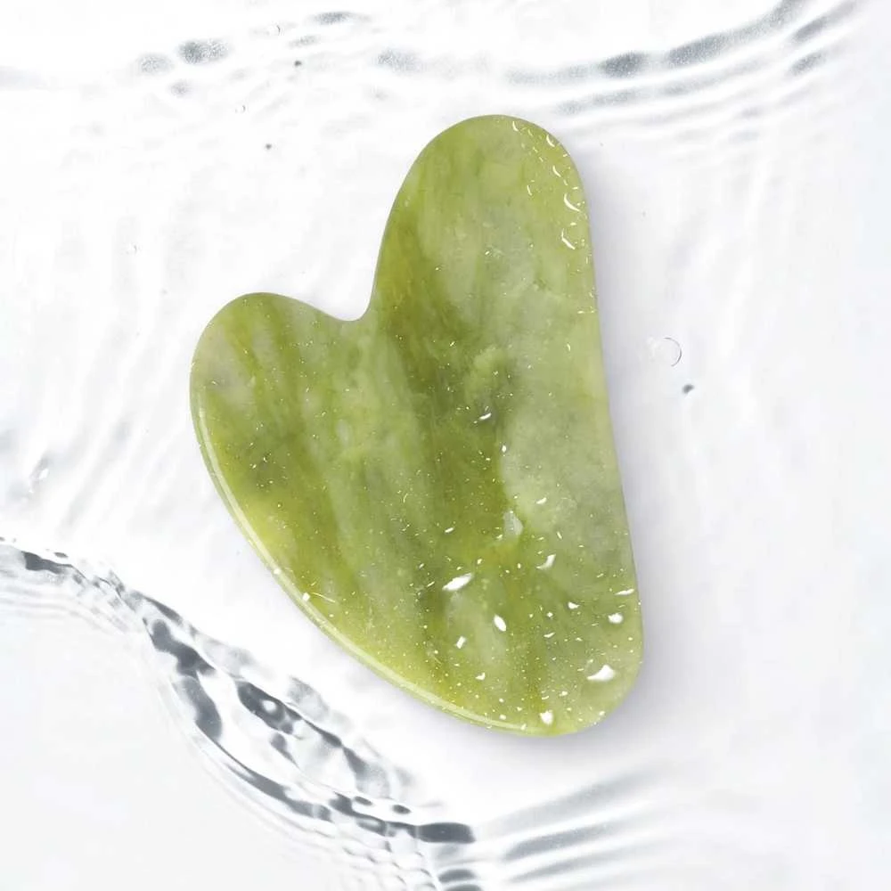 4Fizjo Klasikinis Gua Sha akmuo, pagamintas iš natūralaus žalio nefrito