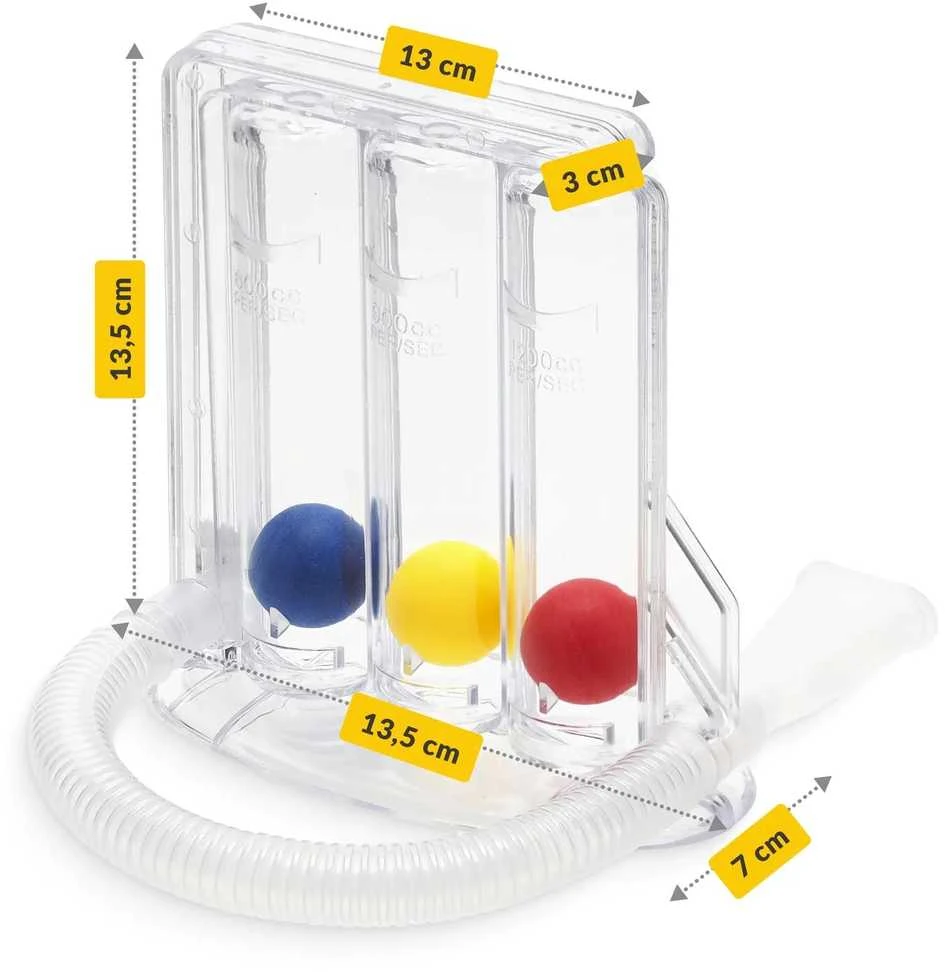 4Fizjo Kvėpavimo spirometras įkvėpimo pratimams