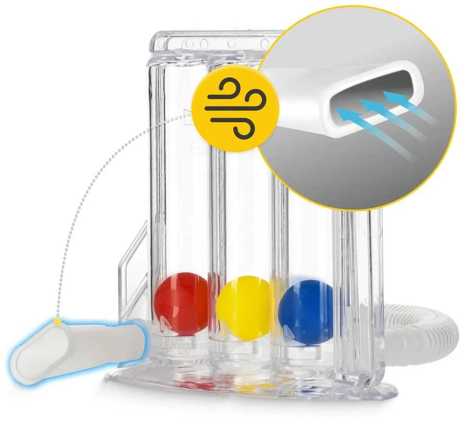 4Fizjo Kvėpavimo spirometras įkvėpimo pratimams
