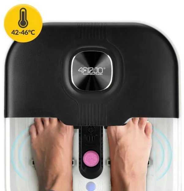 4Fizjo Pėdų ir kojų masažuoklis, elektrinis hidromasažinis pėdų SPA, su Shiatsu masažu, burbulų funkcija