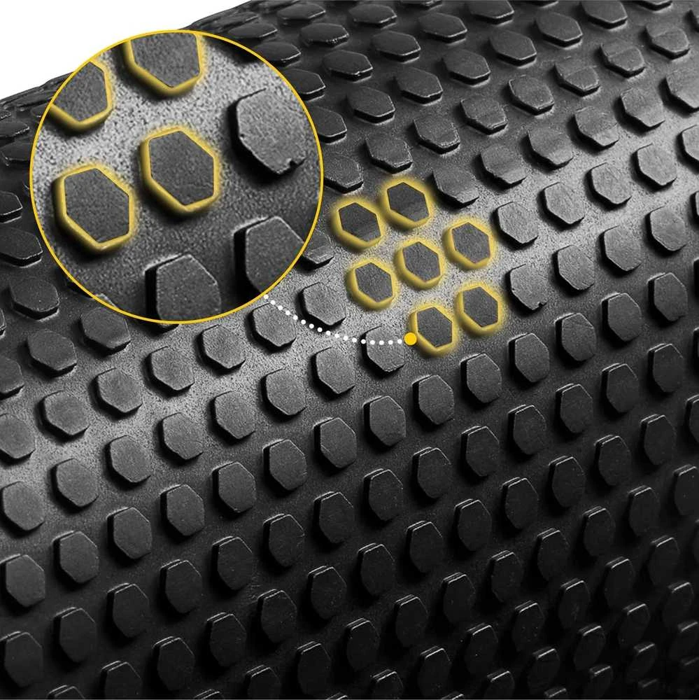 4Fizjo Masažinis volelis su gumbeliais CARE+ 45 cm, juodas