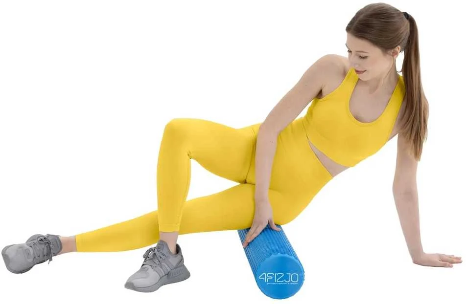 4Fizjo Masažinis volelis su gumbeliais CARE+ 60 cm, mėlynas