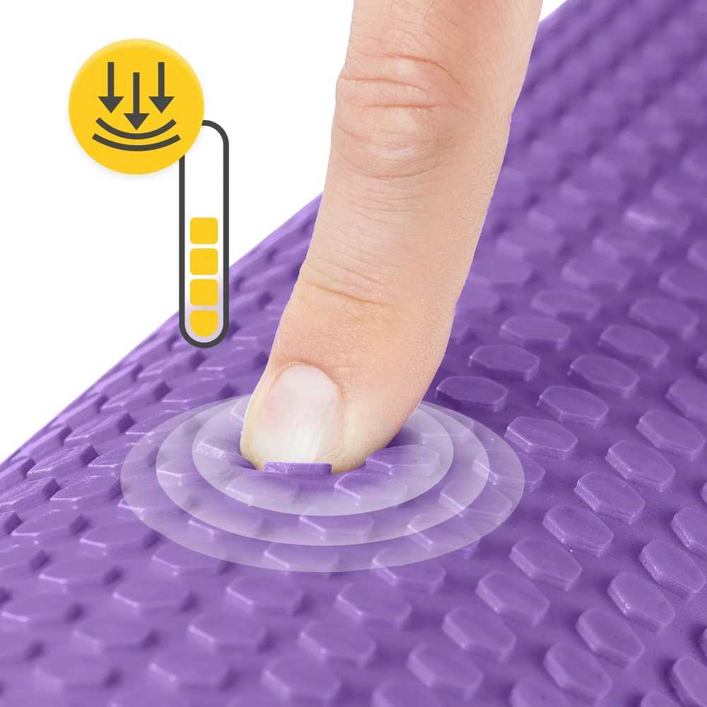 4Fizjo Masažinis volelis su gumbeliais CARE+ 60 cm violetinis