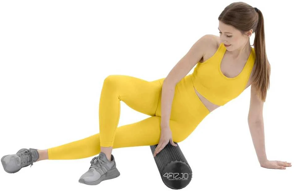 4Fizjo Masažinis volelis su gumbeliais CARE+ 45 cm, juodas