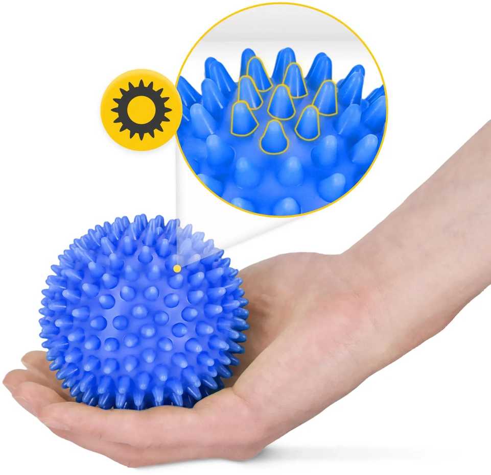 4Fizjo Masažo kamuoliukas su dygliais SPIKE+ 8 cm