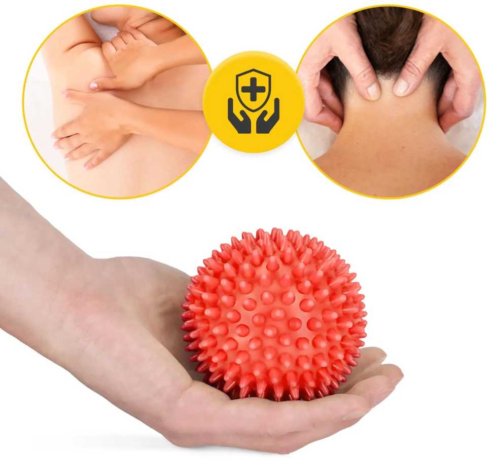 4Fizjo Masažo kamuoliukas su dygliais SPIKE+ 7 cm