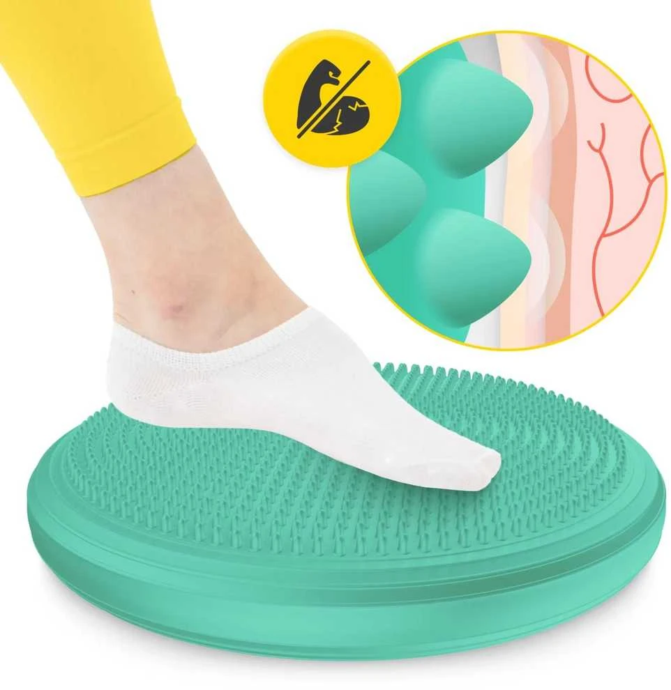 4Fizjo MED+ sensorimotorinė pagalvė 33 cm mėtų