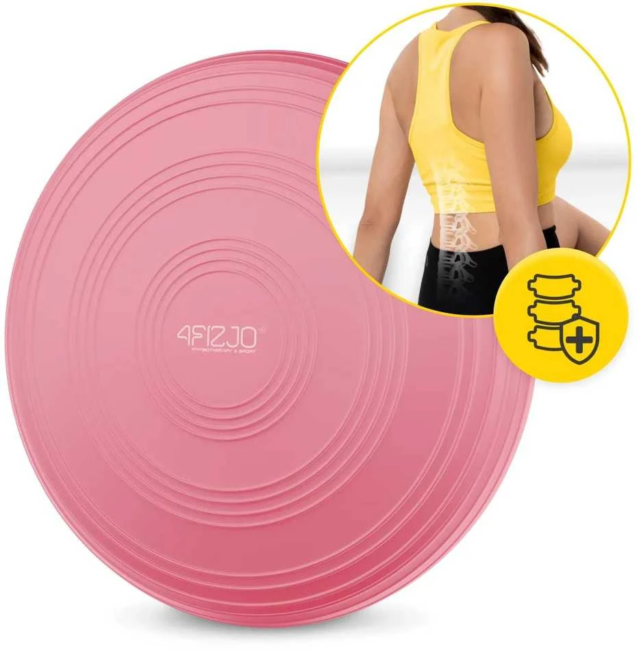 4Fizjo MED+ sensorimotorinė pagalvė 33 cm rožinė
