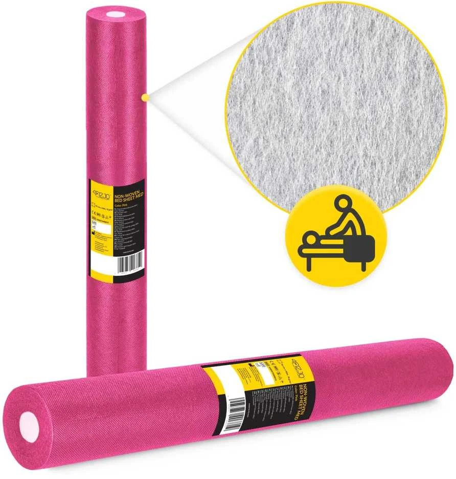 4Fizjo Medicininis įklotas ritinėlyje MED 70 cm x 50 m rožinis