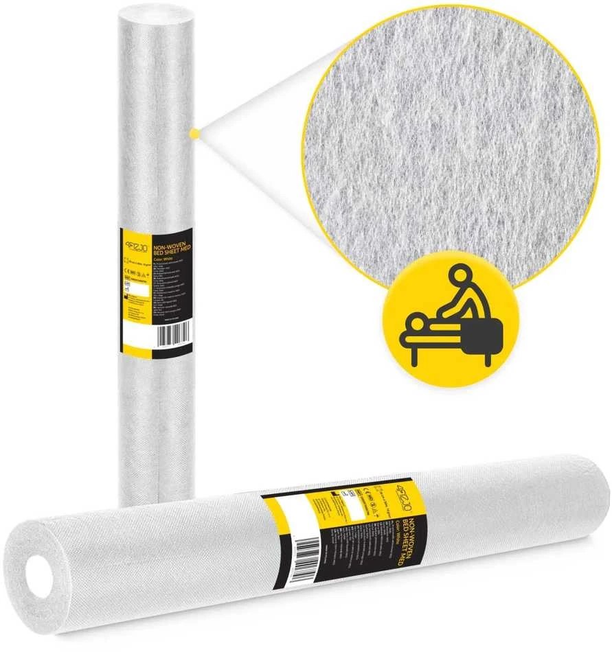 4Fizjo Medicininis įklotas ritinėlyje MED 70 cm x 50 m, baltos spalvos