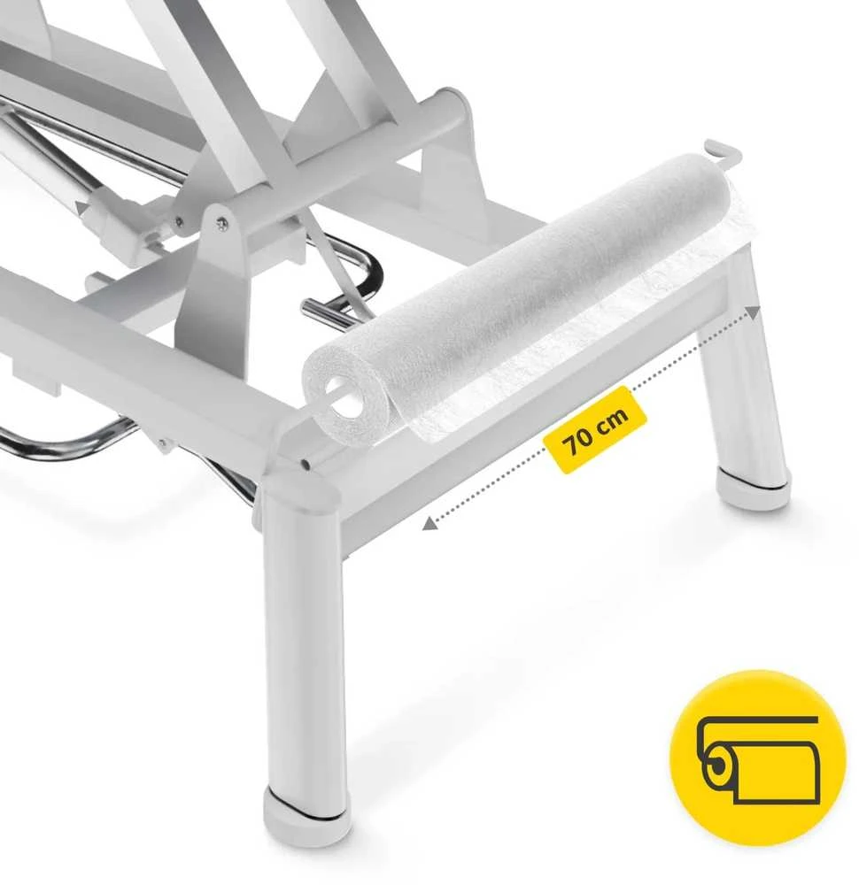 4Fizjo Medicininis įklotas ritinėlyje MED 70 cm x 50 m, baltos spalvos