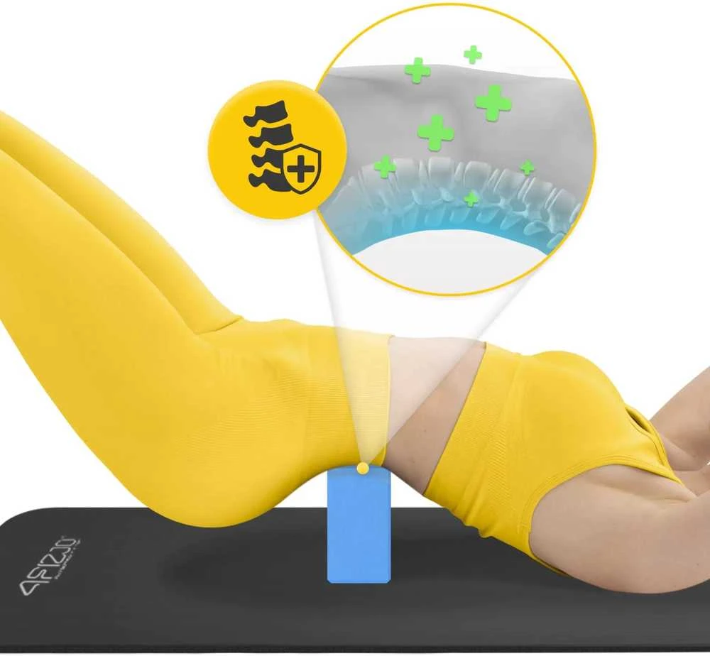4Fizjo Mėlynas putplasčio jogos kubas