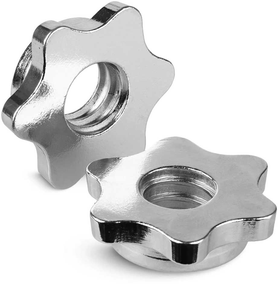 4Fizjo Metaliniai sraigtiniai spaustukai 25 mm kaklui, 2 vnt.