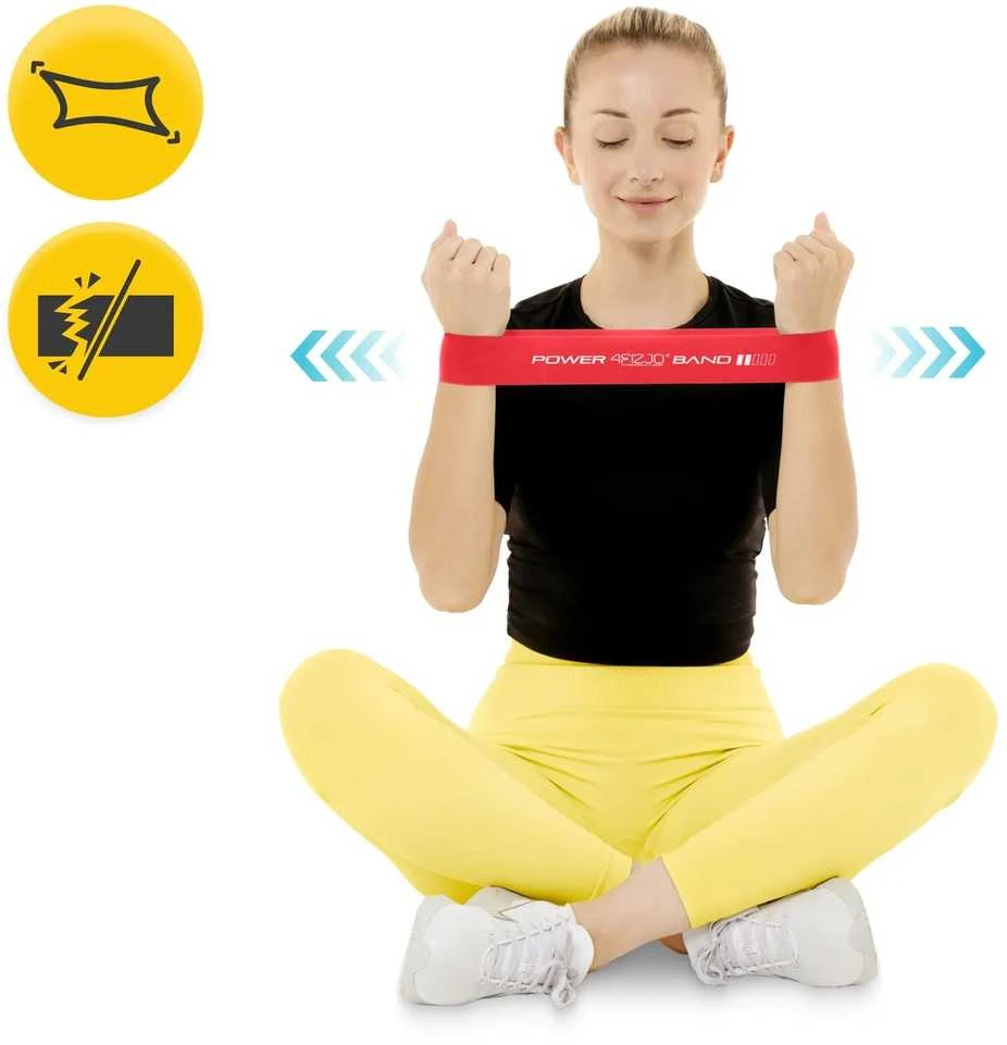 4Fizjo MINI POWER BAND 0,4 mm pasipriešinimo juosta mankštai