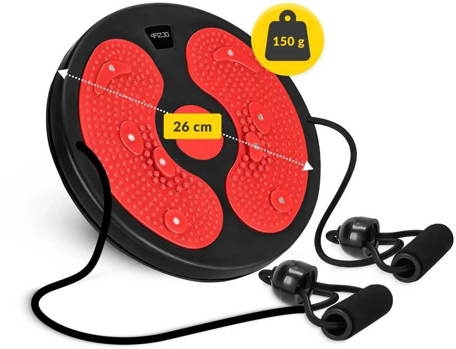 4Fizjo MINI raudonas tvisteris su virvėmis
