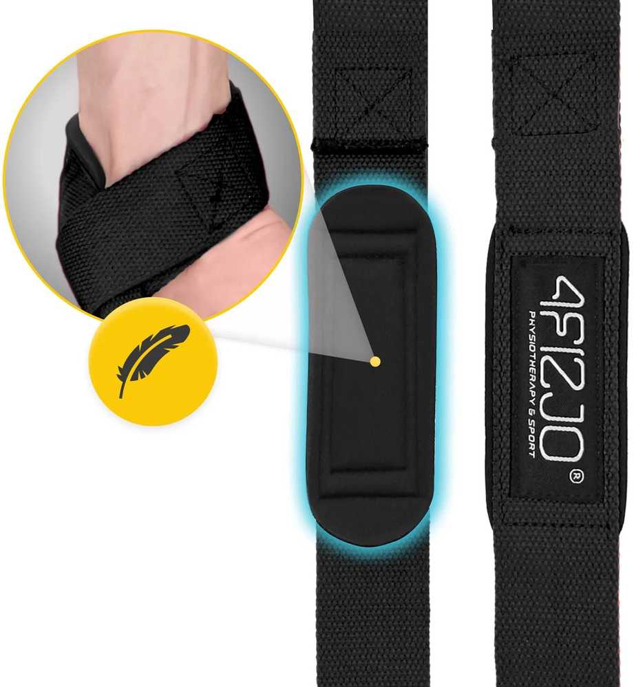4Fizjo Mirties traukos diržai juodi