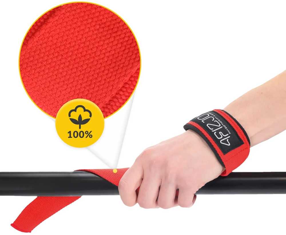 4Fizjo Mirties traukos diržai raudoni