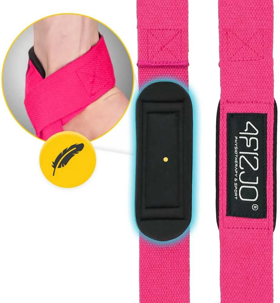 4Fizjo Mirties traukos diržai rožiniai