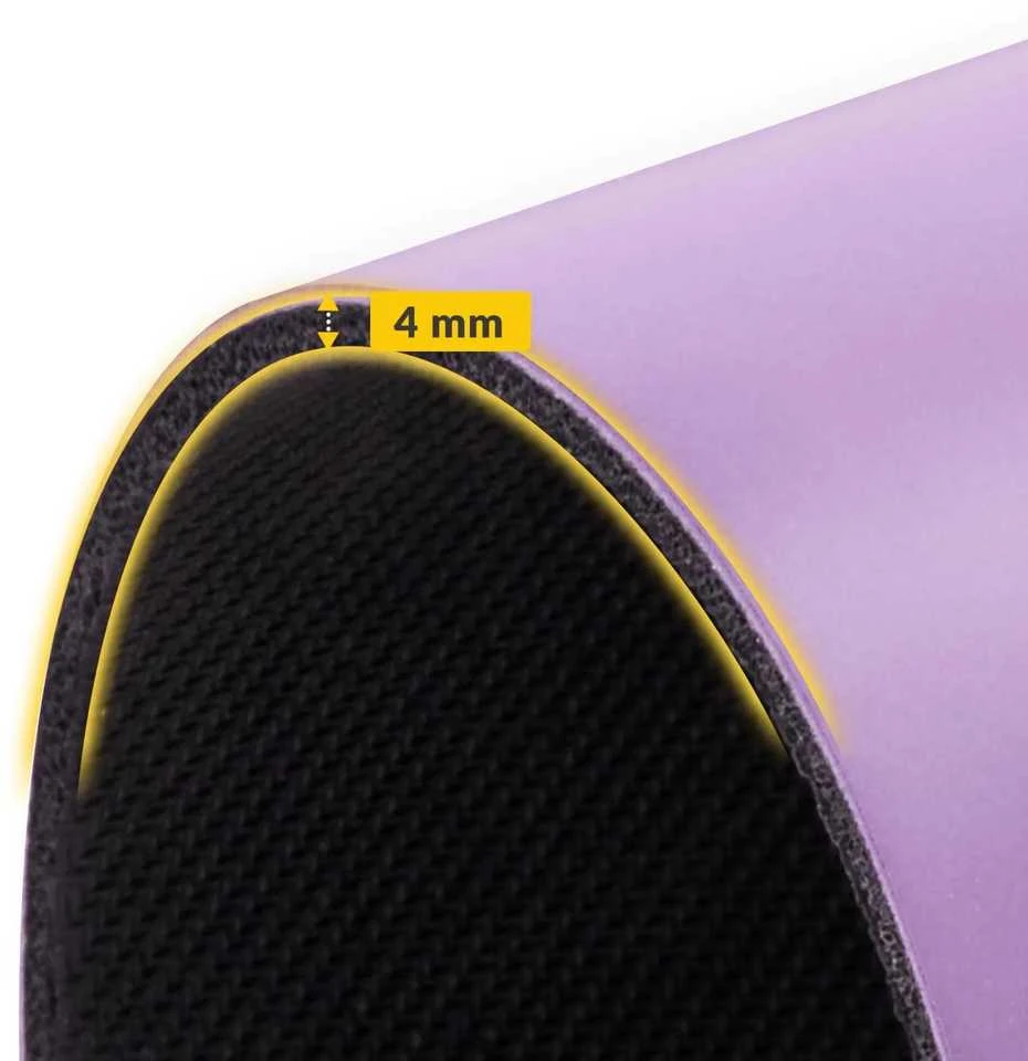 4Fizjo Neslystantis jogos ir mankštos kilimėlis, 4 mm, violetinis