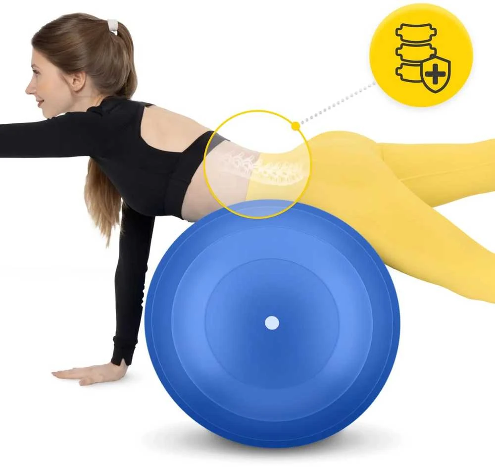 4Fizjo PEANUT AIR BALL gimnastikos kamuolys, mėlynas