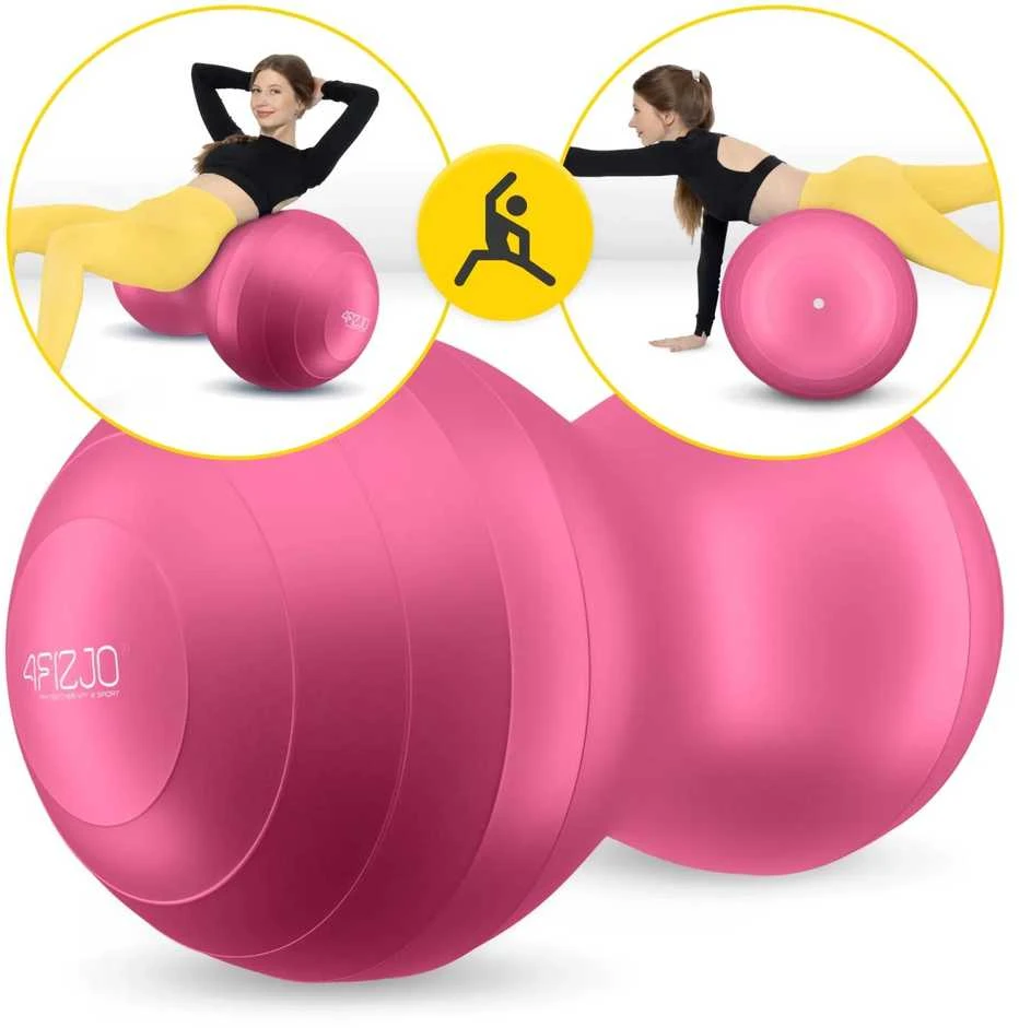 4Fizjo PEANUT AIR BALL mankštos kamuolys, rožinis